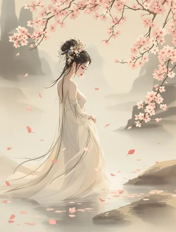 《洛神赋》古代言情小说封面