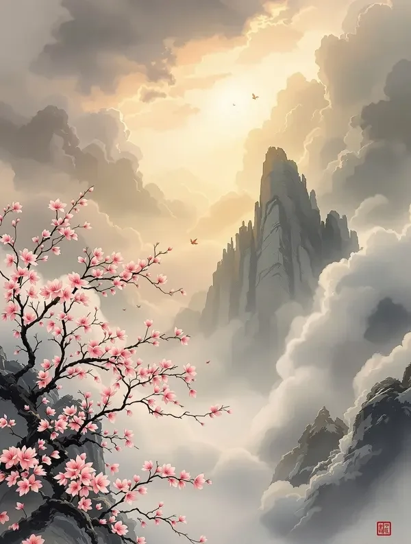 《天光乍破》玄幻小说封面